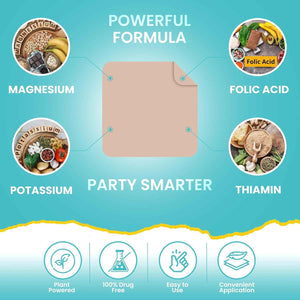 Recovery Patches 60 Pack - Wake Up Refreshed & Energized - Natural Ingredients Recovery Stickers, Skin-Friendly & Waterproof, Apply Before Drinking, Enhanced Morning Formula