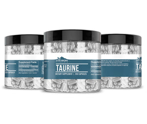 Earthborn Elements Taurine, 200 Capsules, Pure & Undiluted, No Additives Earthborn ElementsBuy Supplements Australia