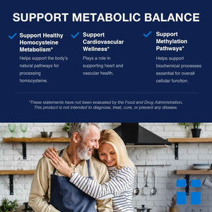 Opti + Homocysteine Capsules | Daily Brain and Heart Health Supplements* | Brain Supplement with Methylcobalamin & Methylfolate | 60 capsules/30 Servings Opti + Life buy supplements Au