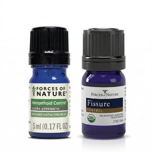 Forces of Nature Hemorrhoid Control Extra Strength (5ml) + Organic Fissure Care (5ml) | Virtual Bundle Forces of NatureBuy Supplements Australia