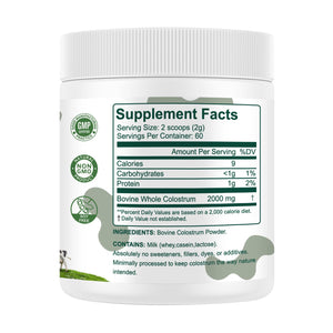 MICYDELAS Bovine Colostrum Supplement Powder 50% IgG Premium Bovine Colostrum for Gut Health Support, Immune Support, Muscle Recovery & Overall Wellness, Grass Fed, Non-GMO, Unflavored, 60 Servings MICYDELAS buy supplements Au