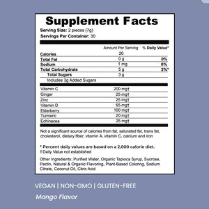 SOULBELLY Super Immunity | Remedy Vitamin Gummies for Immune Support | Vegan | Gluten-Free | Non-GMO | 60 Count SOULBELLY buy supplements Au