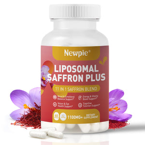 Newpie Saffron Supplements - 100% Pure Saffron Extract Capsules - Natural Mood Enhancer, Supports Eye & Heart Health, Boosts Energy - Premium Supplement for Women & Men(60 Servings (1) NewpieBuy Supplements Australia