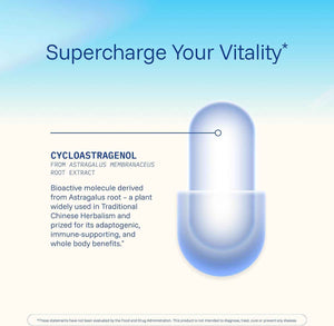 ProHealth Cycloastragenol Supplement, 10 mg per Serving - Science-Backed to Support Telomere Length, DNA Structure & Healthy Aging - Third-Party Tested for Purity & Quality