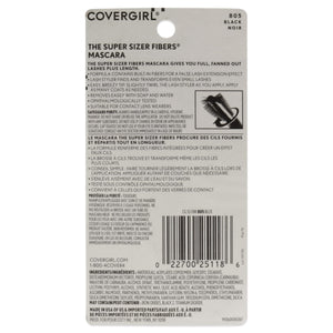 COVERGIRL Super Sizer Fibers Mascara, Black 805, 0.35 Ounce (Packaging May Vary) Volumizing Mascara with Brush COVERGIRLBuy Supplements Australia