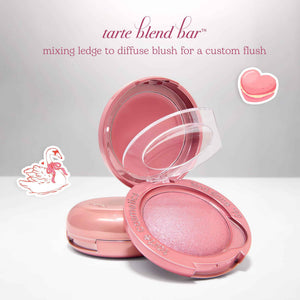 tarte macaron blush & glow duo - Multi-Use Longwear Makeup with Peptides, Cream & Powder Blush Duo with Blend Bar for a Buildable Bright Lifted Look, Vegan & Cruelty-Free, full size, honey blossom
