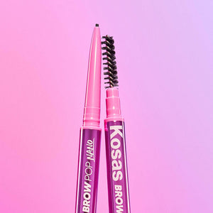Kosas Brow Pop Nano Eyebrow Pencil – Ultra-Fine 1mm Micro Brow Pencil with Spoolie, Medium Brown KosasBuy Supplements Australia