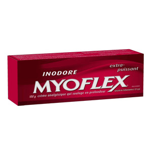 Myoflex Pain Relief Rub - Odourless - Provides Deep Penetrating Relief of Muscle Soreness & Joint Pain - Menthol Free - Stain Free - Non-Greasy - Great for Ages 2+ - 100 Grams (Extra Strength)