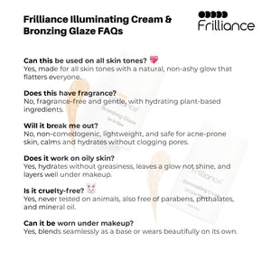 Frilliance Hydrating Go-To Glow, Bronzing Glaze Drops, Cruelty-Free Hypoallergenic for Teens of All Skin Types, 30 ml / 1 fl oz FrillianceBuy Supplements Australia