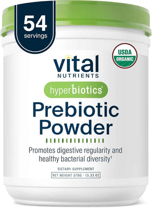 Hyperbiotics Vital Nutrients Gut Support Bundle - Pro-15 Prebiotics + Probiotics (60 Time Release Pearls) & Organic Prebiotic Fiber Powder (54 Servings) for Gut, Digestive, & Immune Health Support