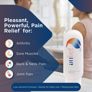 China-Gel Aulief Pain Relief Cream Arthritis & Muscle Rub for Sore Muscles & Joint Pain, Neck, Knee & Back Aches, Premium Mint Green Topical Gel, 6 oz Tottle China-GelBuy Supplements Australia