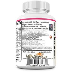 MINANATURALS Bust Blast Loaded Increase Breast Size Fast. Female Breast Enhancement - Bigger Boobs and Butt Pills. 60 Tablets MINANATURALS buy supplements Au