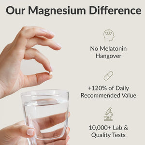 BIOptimizers Magnesium Breakthrough Supplement with 500mg - 7 Forms of Magnesium: Glycinate, Malate, Citrate, and More - Natural Support for Sleep and Cognitive Function -30 Capsules- Calming Vitamins BIOptimizers buy supplements Au