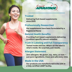 Fruit Advantage Montmorency Tart Cherry Capsules Joint Formula 1200 mg per Serving - 60 Vegetarian Capsules Fruit AdvantageBuy Supplements Australia