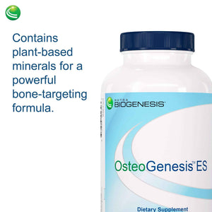 Nutra Biogenesis Osteogenesis - Bone Health Supplements for Women & Men, Vitamin D3 K2 & Calcium for Bone Density & Healing, Minerals Zinc, Magnesium & Boron - 240 Veggie Capsules