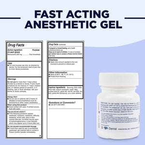 The Essentials Dynamic Dental Candi Caine, Topical Anesthetic Gel, 1 oz, Strawberry Flavor The EssentialsBuy Supplements Australia