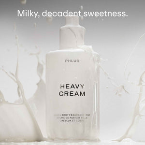 PHLUR Heavy Cream Body Mist, 8 Fl Oz - Hair and Body Perfume for Women, Gourmand Vanilla Body Spray with Marshmallow, Coconut Cream & Citrus Fragrance