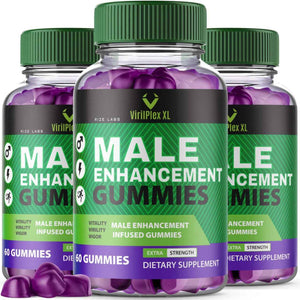 rize labs VirilPlex XL Male Performance Gummies, Premium Formula for Health and Well-Being for Men, Gummys to Deliver Maximum Performance Benefits - Pack of 3(180 Gummies)