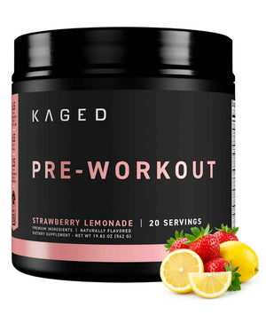 Kaged Original Pre Workout Powder - Fruit Punch - Pre-Workout with Creatine, Beta Alanine, L-Citrulline, BCAAs - 274 mg Caffeine - Pre Supplements for Men & Women - 20 Servings