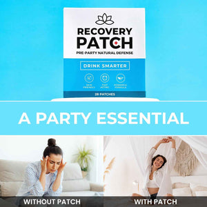 Party - Wake Up Refreshed & Energized - 100% Natural Ingredients Patch, Individually Wrapped, Skin-Friendly & Waterproof, Enhanced Morning Formula - 28 Pack