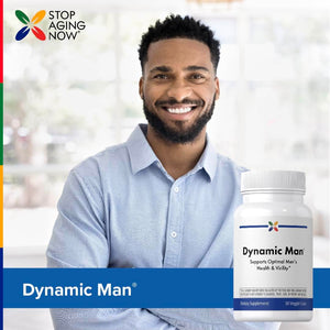 Stop Aging Now - Dynamic Man - Complex Supplement - 30 Vegetarian Capsules Stop Aging Now buy supplements Au