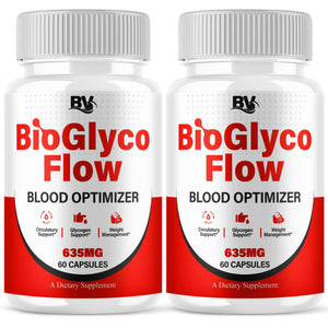 BioGlyco Flow Advanced Daily Multivitamin Health Support and All Natural Wellness Supplement Formula, BioGlyco Flow Premium Health and Wellness Support Formula Supplement (2 Pack - 120 Capsules) BLUE VIBEBuy Supplements Australia