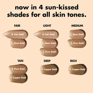 e.l.f. SKIN Bronzing Drops, Liquid Bronzer For Face & Skin, Creates A Sun-Kissed Glow, Infused With Vitamin E, Vegan & Cruelty-Free, Pure Gold