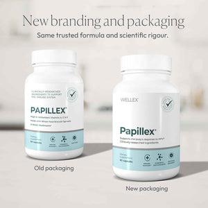 Papillex Dietary Supplement Tablets All Natural Immune Support - Immunity Defense - Best Immune System Booster - Organic 60 Capsules Bottle (3 Pack)