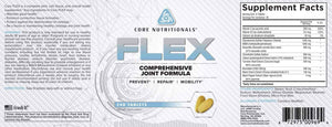 Core Nutritionals Flex Comprehensive Joint Formula - Promotes Healthy Tendons, Ligaments, & Cartilage - Improve Mobility - Antioxidants for Recovery - 240 Tablets