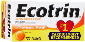 Ecotrin Regular Strength, 125 ct EcotrinBuy Supplements Australia