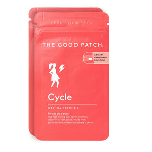 The Good Patch Cycle Period Pain Patch for Cramps, Natural Patch with Menthol, Black Cohosh, Plant Powered Wearable Wellness, Large Sized (8 Total Patches) The Good PatchBuy Supplements Australia
