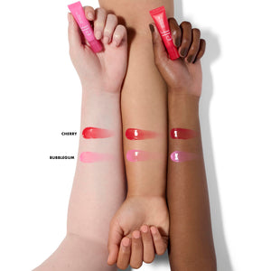 e.l.f. Squeeze Me More Lip Balm Duo, Moisturizing Balm For A Sheer Tint Of Color, Made With Hyaluronic Acid, Vegan & Cruelty-Free, Cherry & Bubblegum e.l.f.Buy Supplements Australia
