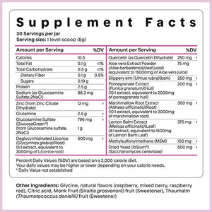 Goodness Lover Gut Soothe & Glow, Gut Digestive Support Supplement with L-Glutamine Powder and MSM, Support Bloat Relief, with Aloe Vera, Slippery Elm, Lemon Balm, 30 Servings Goodness Lover buy supplements Au