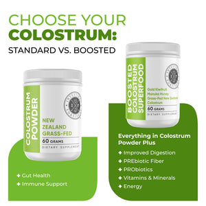 Intestinal Fortitude Boosted Colostrum Superfood Dietary Supplement: Grass-Fed New Zealand Bovine Colostrum, Gold Kiwifruit, Manuka Honey, for Digestion, Immune System, and Gut Health (60 Grams) Intestinal Fortitude buy supplements Au