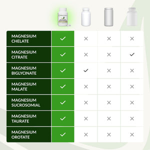 BIOptimizers Magnesium Breakthrough Supplement with 500mg - 7 Forms of Magnesium: Glycinate, Malate, Citrate, and More - Natural Support for Sleep and Cognitive Function -90 Capsules- Calming Vitamins BIOptimizers buy supplements Au
