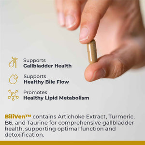 Premier Research Labs BiliVen -Gallbladder & Liver Cleanse Supplement, Gallbladder Support Pills with Artichoke Extract, Milk Thistle, Vitamin B6, Beet Root, Turmeric, Curcumin- 60 Vegetarian Capsules Premier Research LabsBuy Supplements Australia