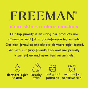 Freeman Exotic Blends French Pink Clay Peel-Off Face Mask, Pore Clearing Facial Mask, Detoxifies & Removes Impurities, Clean Skincare, For Normal & Combination Skin,