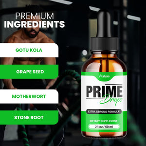 (2 Pack) Prime Drops for Men, Extra Strength Prime Drops Liquid Supplement Performance Blend All Natural Support, PrimeDrops Advanced Formula Vitamins for Health Wellness Reviews (4oz) VitaluxaBuy Supplements Australia