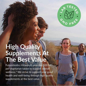 Futurebiotics Vitamin C 500mg Non-GMO, 250 Tablets