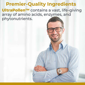 Premier Research Labs UltraPollen - Bee Pollen Supplement, Rye Pollen Extract, Prostate Health, Bee Pollen Extract from Rye Flower with Amino Acids, Supplement for Men & Women- 45 Vegetarian Capsules