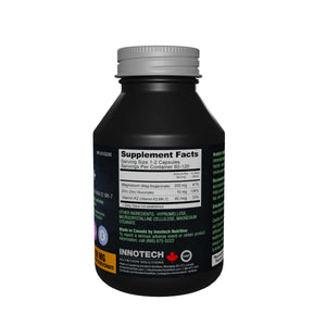 Innotech Nutrition Magnesium Plus Muscle Bone & Sleep Support Magnesium Bisglycinate Zinc & Vitamin K2 120 Vegan Capsules Innotech Nutrition Solutions buy supplements Au
