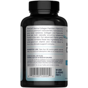 NeoCell Marine Collagen Peptides Capsules | 120 Pills | with Hyaluronic Acid | Plus Vitamin C | for Women and Men NeoCell buy supplements Au