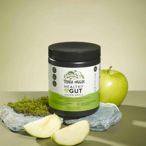 Healthy Gut Green Apple - 30-Servings with L-Glutamine, Zinc, Glucosamine, Slippery Elm Bark, Marshmallow Root and More!