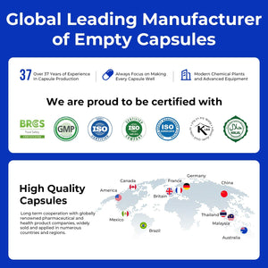 ATLEMISME Empty Vegan Capsules Size 0, 500-Count DIY Vegetable Capsules for Filling | Includes 2 Micro Lab Spoons ATLEMISMEBuy Supplements Australia
