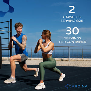 CARDINA B12 Vitamins for Women and Men - Brain Supplements for Memory and Focus with Thiamine B1 Supplement and COQ10 - Brain Memory Support - Non-GMO and Vegan B12 Supplement, 60 Ct CARDINABuy Supplements Australia