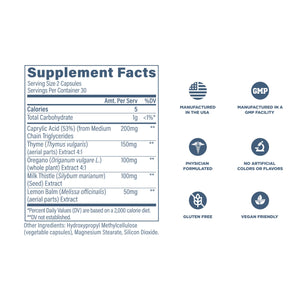 Revive MD Gut Health Supplements for Men & Women - Daily Gut Repair & Digestive Health Support Formula with Thyme, Oregano & Milk Thistle - Vegan-Friendly, Gluten-Free (60 Capsules, 30 Servings) ReviveBuy Supplements Australia