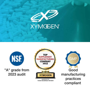 XYMOGEN Saloxicin - Antioxidant Support Supplement - Grape Seed Extract, Pomegranate Fruit & Cranberry Supplement - White Willow Bark & Boswellia Extract - 120 Capsules