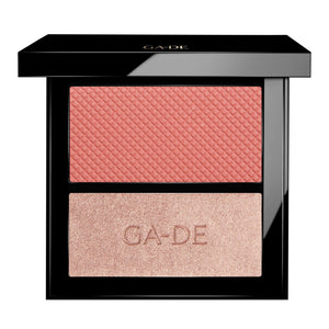 GA-DE Velveteen Blush and Shimmer Duet, 50 - Formulated with Micronized Pearls and Pigments for Sculpting Face and Décolleté - Paraben-Free - 0.26 oz GA-DEBuy Supplements Australia