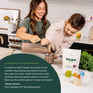 BEAM Glow & Kids Wellness Bundle, Hormone Support for Women with Inositol & Ashwagandha, Superfood Powder with Fruits & Veggies for Kids' Growth & Immune Health