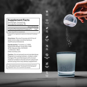 Pure Creapure Creatine Monohydrate Powder, Unflavored, Micronized - Maximize Muscle Growth, Strength & Recovery, Raw Creatina Monohidratada Supplement. 90 Days Supply